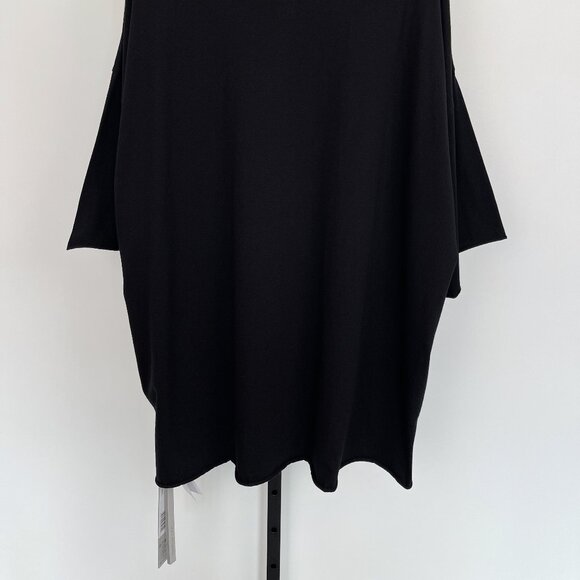 Rick Owens: OS Tommy Tee Black Organic Cotton One Size FW24 Porterville - Picture 7 of 12
